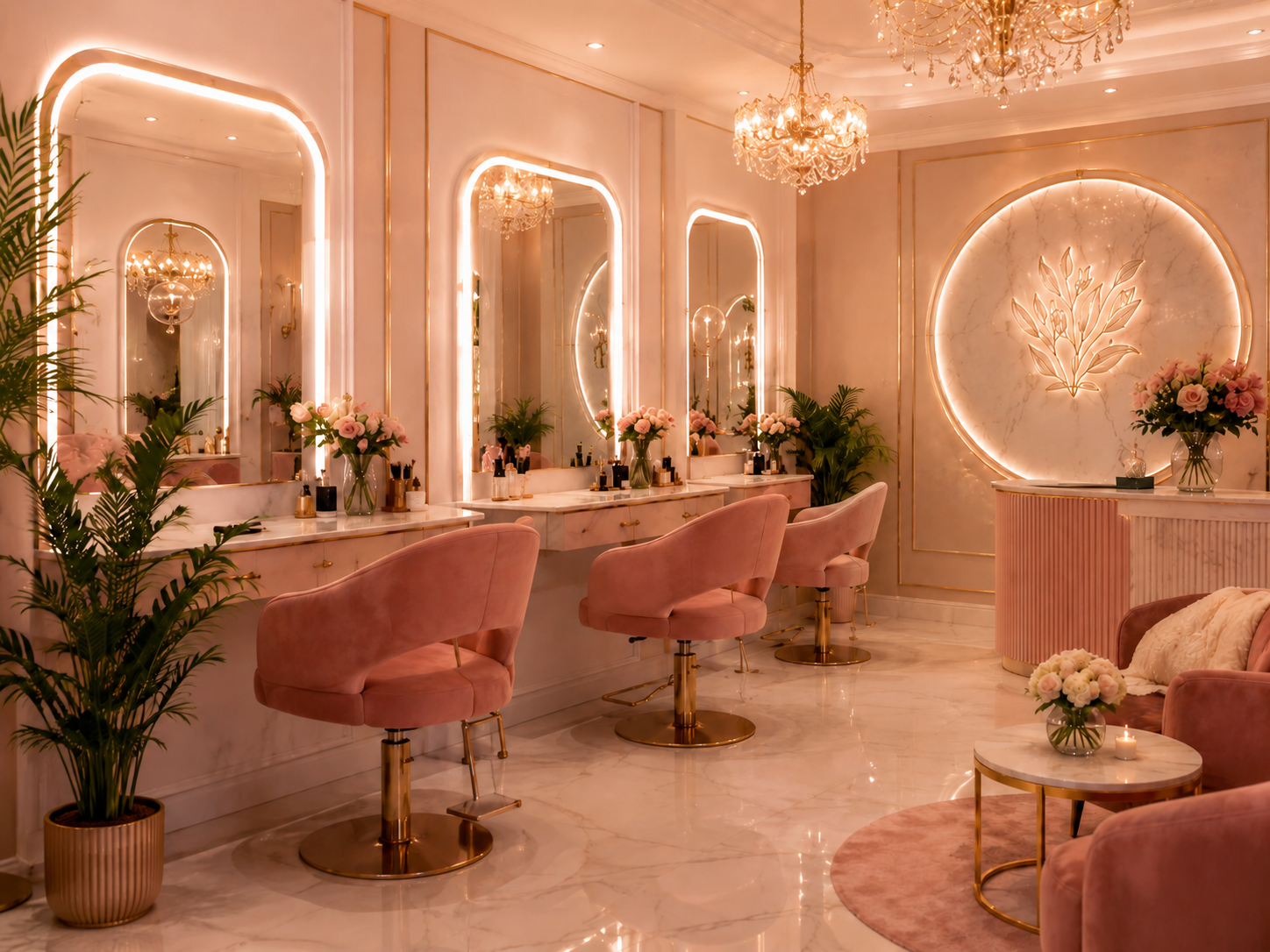 Aura Glow Salon interior